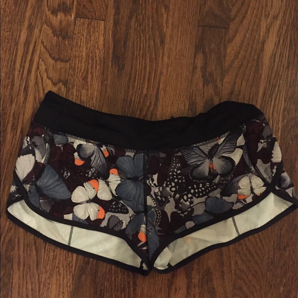 Lululemon butterfly shorts